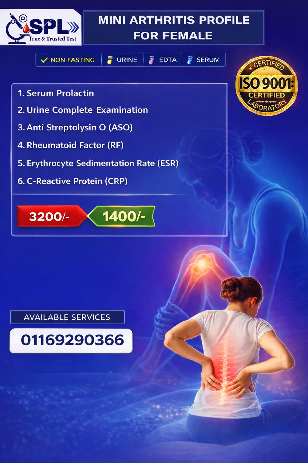 Mini Arthritis  Profile For Female