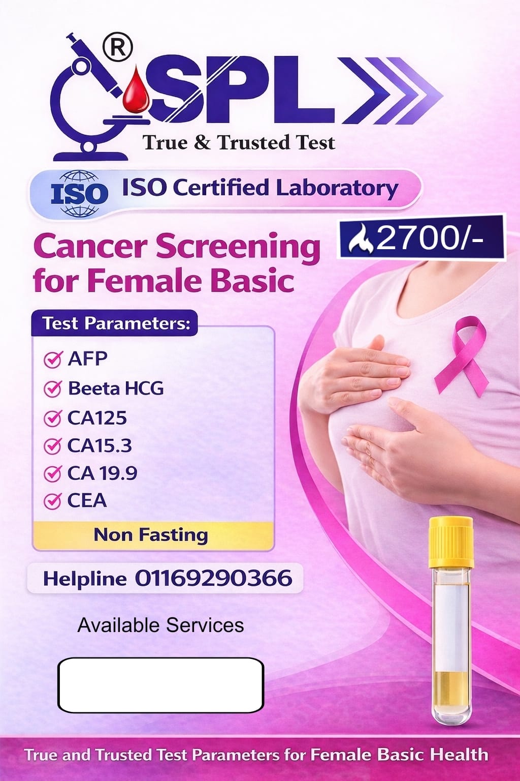 SPL Cancer Screening Basic Female